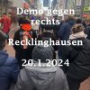Demo gegen rechts 20.1.2024