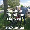 Radtour "Rund um Haltern" 10.8.2024